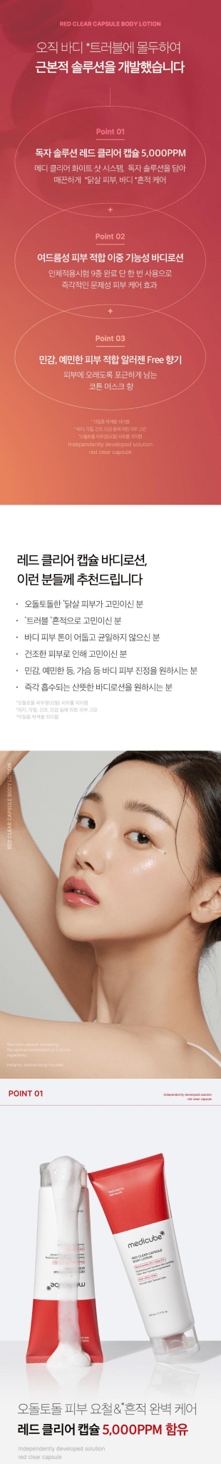 MEDICUBE Red Clear Capsule Body Lotion 230ml