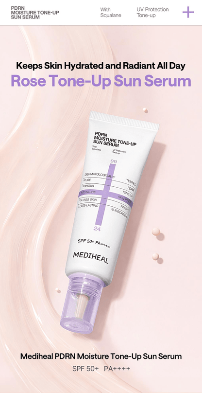 MEDIHEAL PDRN Moisture Tone - Up Sun Serum