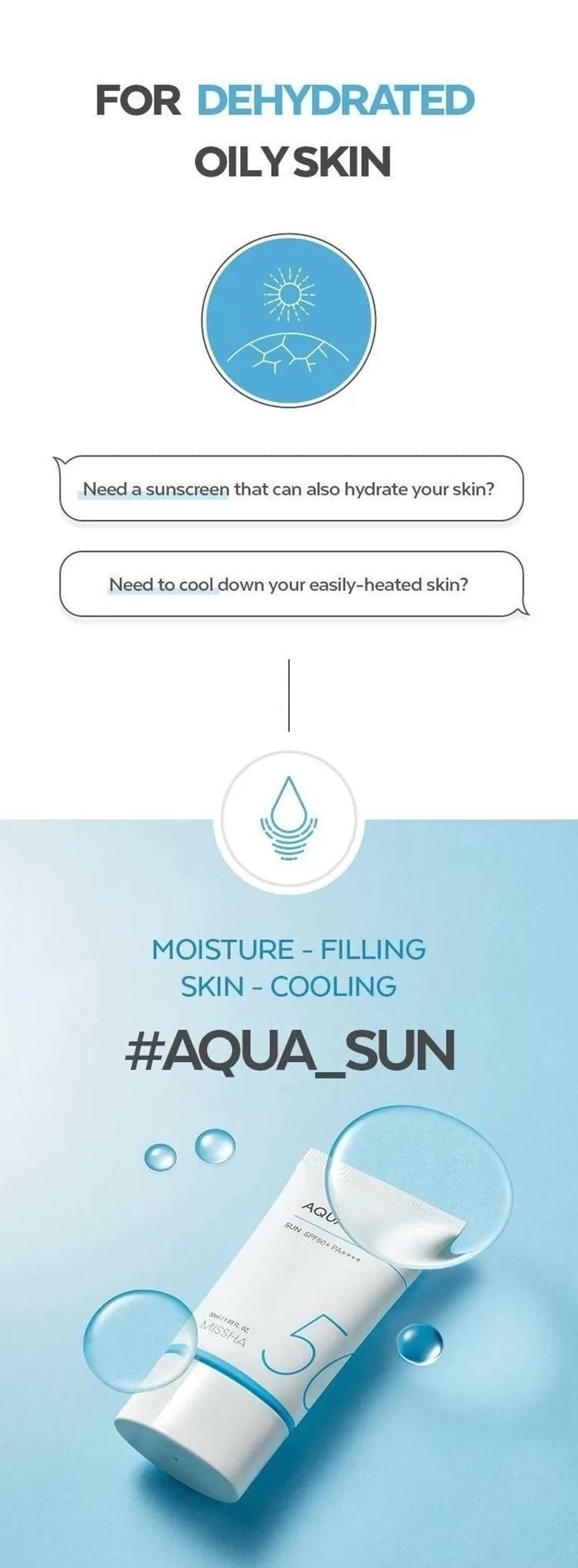 MISSHA All Around Safe Block Aqua Sun SPF50+ PA++++ 50ml