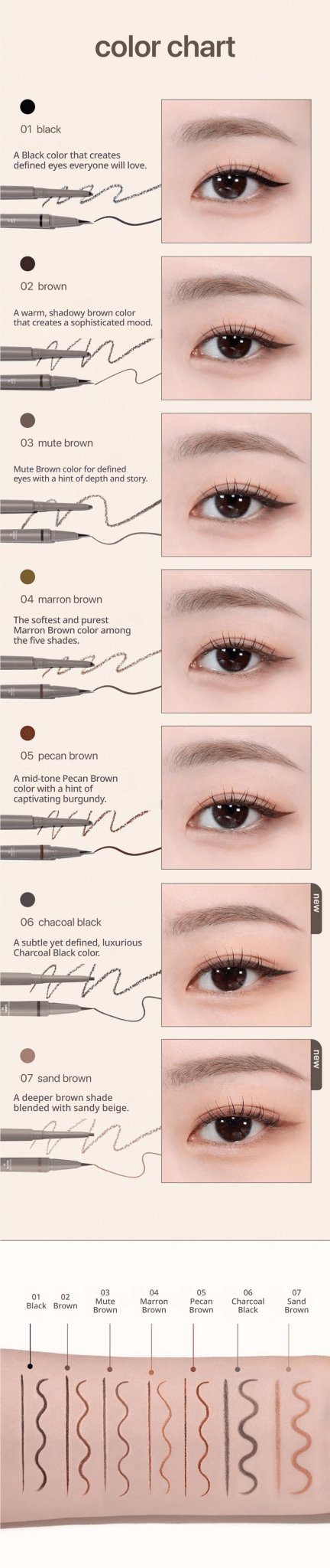 NOBEV Slim Edge Dual Eyeliner
