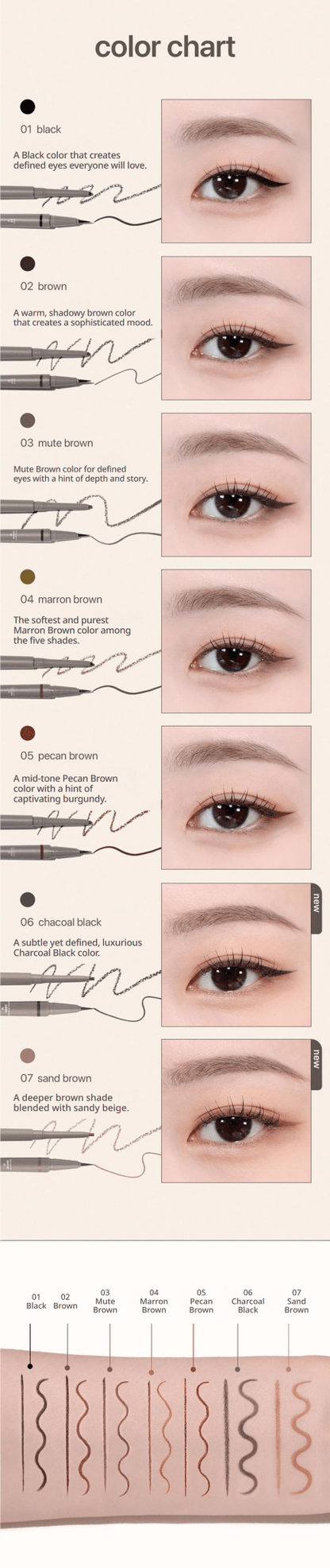 NOBEV Slim Edge Dual Eyeliner