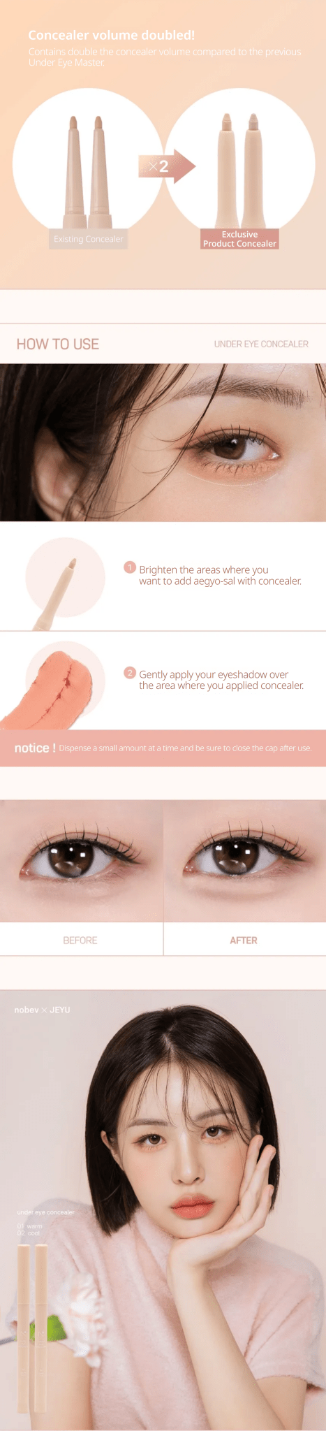 NOBEV Under Eye Concealer