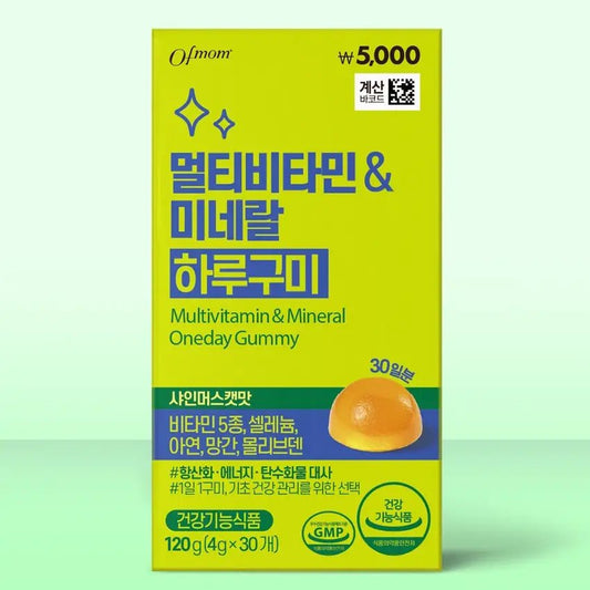 OFMOM Multivitamin & Mineral Oneday Gummy 30ea