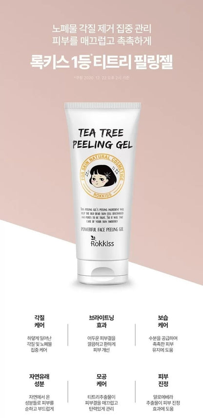 ROKKISS Tea Tree Peeling Gel 120ml