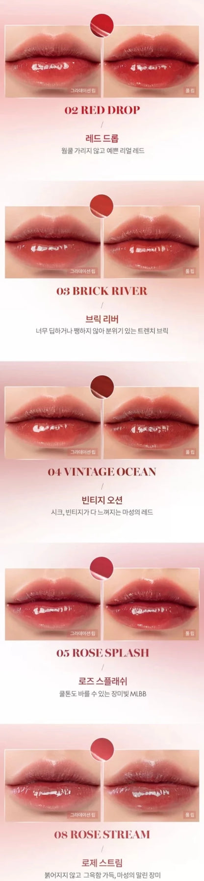 ROMAND Glasting Water Tint 4g
