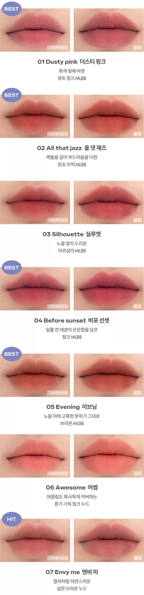 ROMAND Zero Matte Lipstick 3g