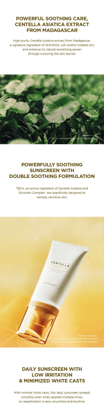 SKIN1004 Madagascar Centella Air Fit Suncream Light 50ml
