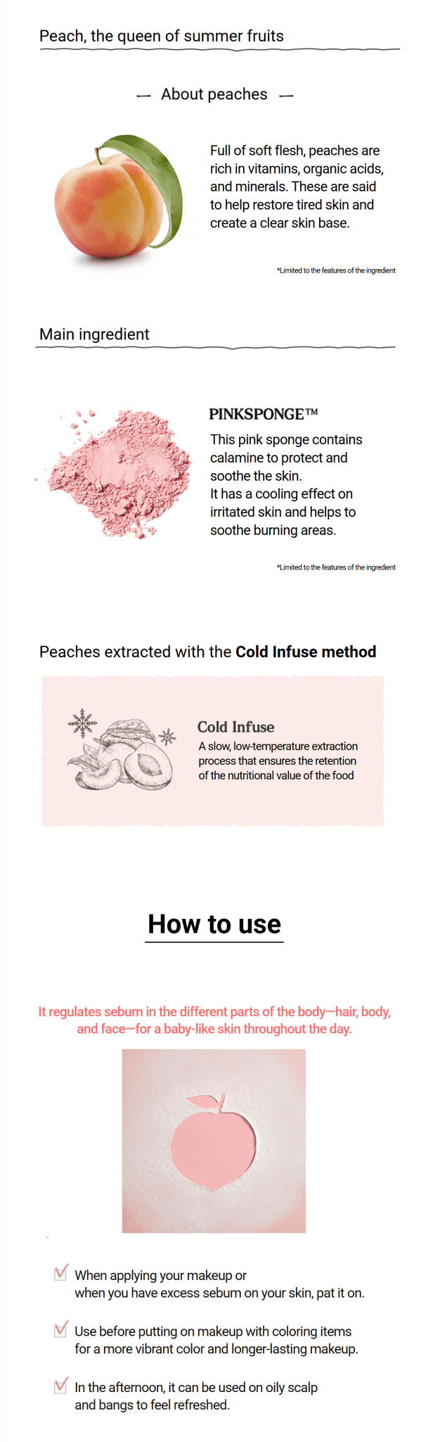 SKINFOOD Peach Cotton Multi Finish Powder 15g