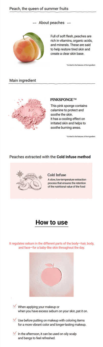 SKINFOOD Peach Cotton Multi Finish Powder 15g