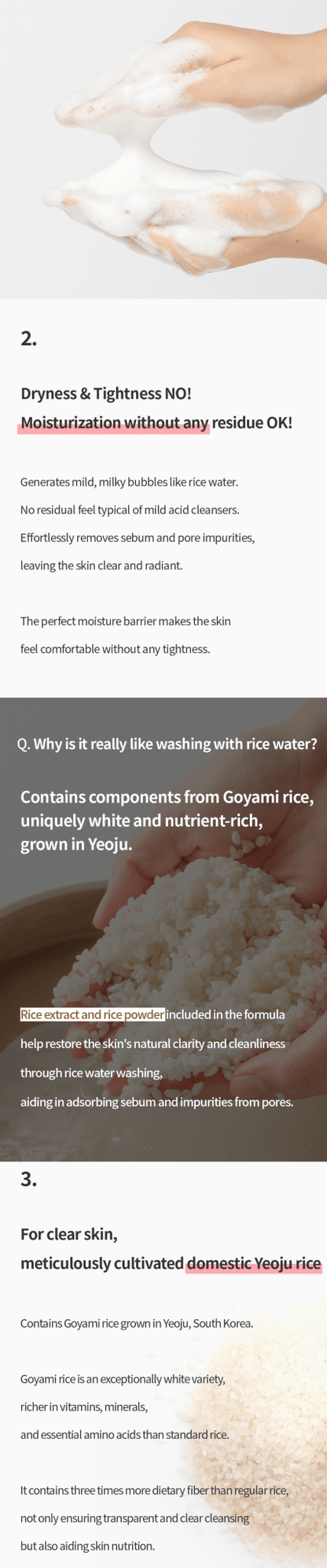 S.NATURE Aqua Rice Foam Cleanser