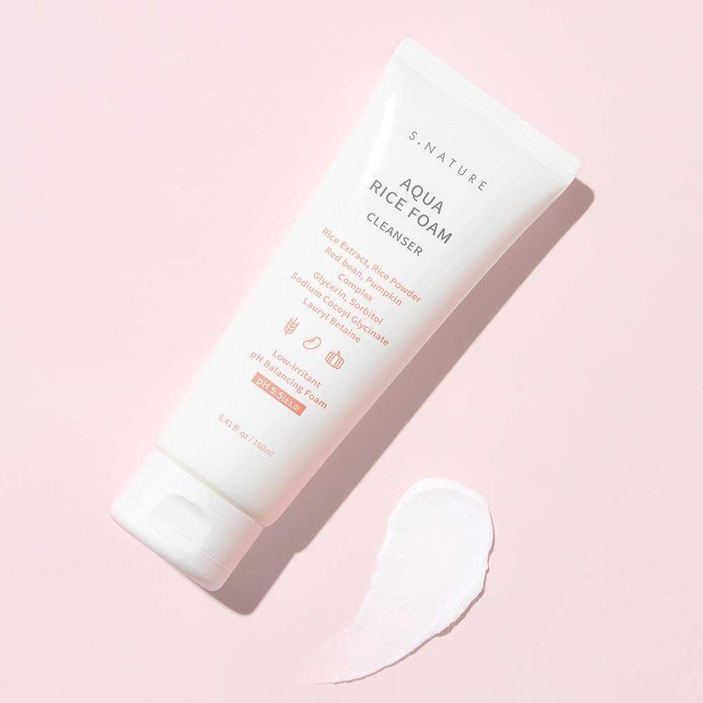 S.NATURE Aqua Rice Foam Cleanser