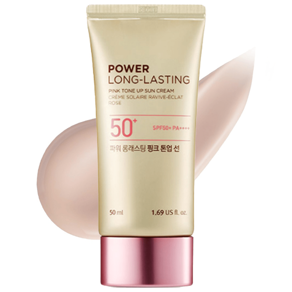 THE FACE SHOP Power Long Lasting Pink Tone Up Sun Cream