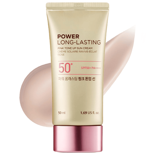 THE FACE SHOP Power Long Lasting Pink Tone Up Sun Cream