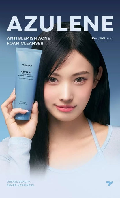 TONYMOLY Azulene Anti Blemish Acne Foam Cleanser 150ml