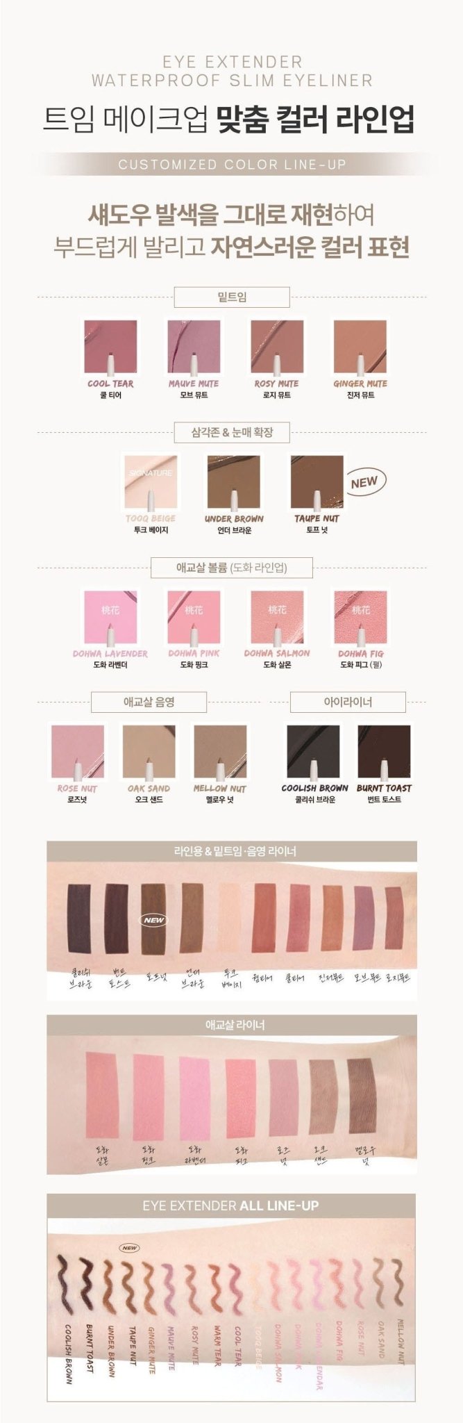 TOOQ Waterproof Slim Eyeliner