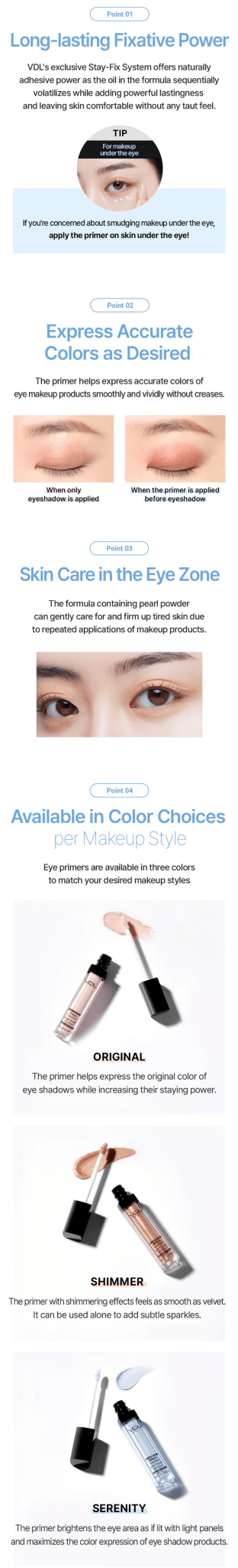 VDL Expert Color Primer For Eyes