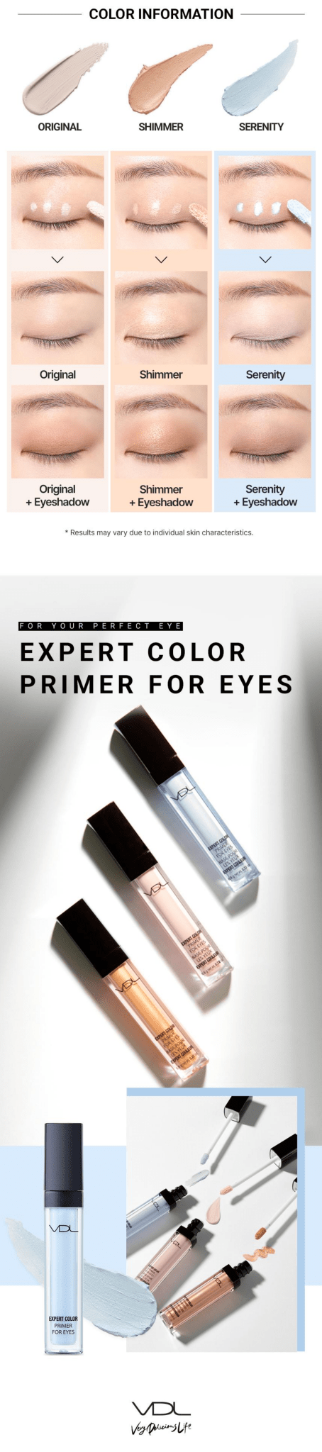 VDL Expert Color Primer For Eyes