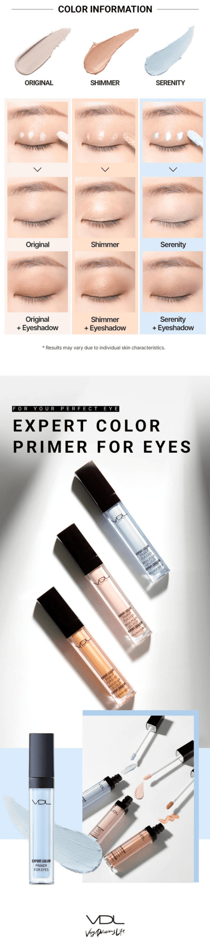 VDL Expert Color Primer For Eyes