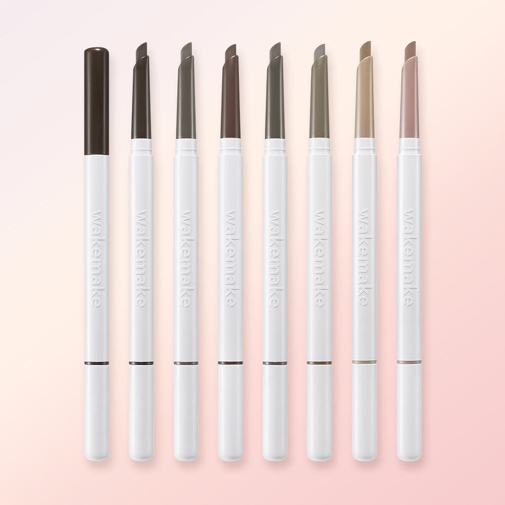 WAKEMAKE Natural Hard Brow Pencil 1+1 Set