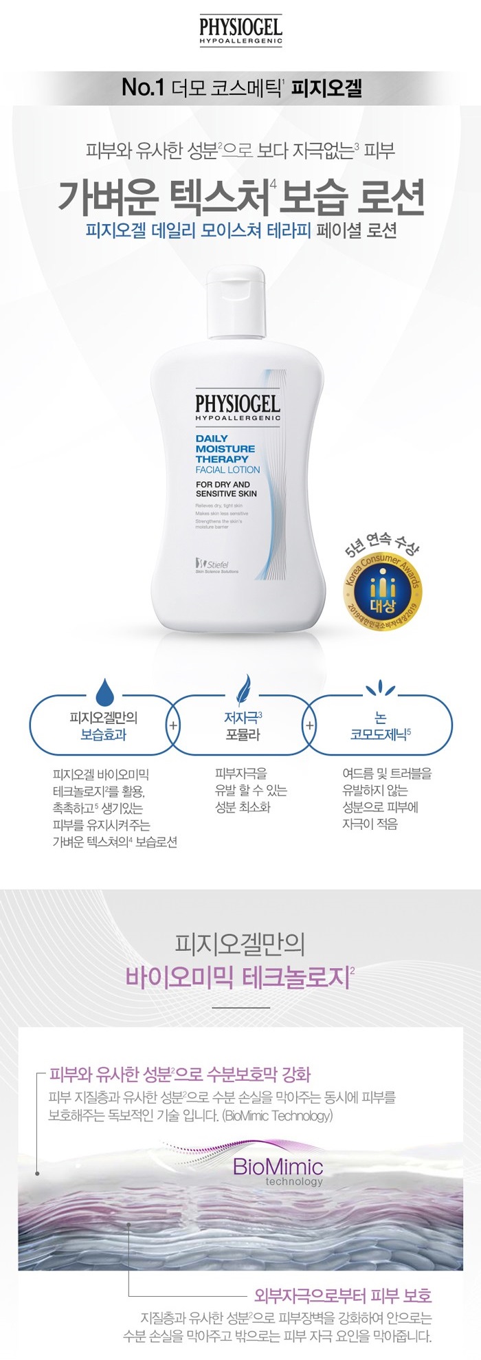 PHYSIOGEL - Daily Moisture Therapy Facial Lotion 200ml
