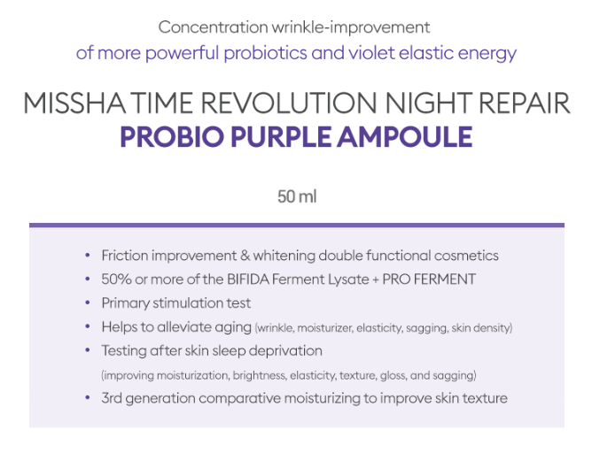 MISSHA Time Revolution Night Repair Provio Ampoule