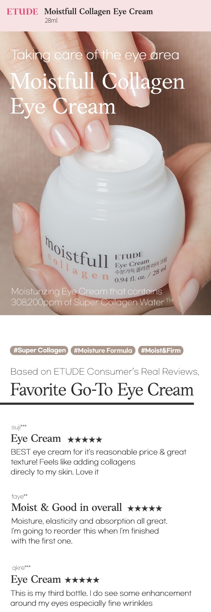 ETUDE HOUSE Moistfull Collagen Eye Cream