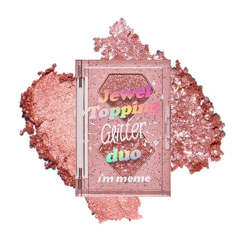 I'M MEME Jewel Topping Glitter Duo Rose Jewel no01 3g