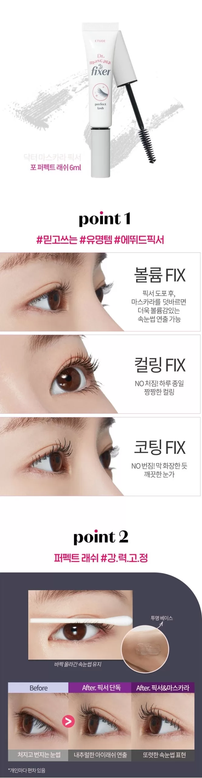 ETUDE Dr.Mascara Fixer For Perfect Lash