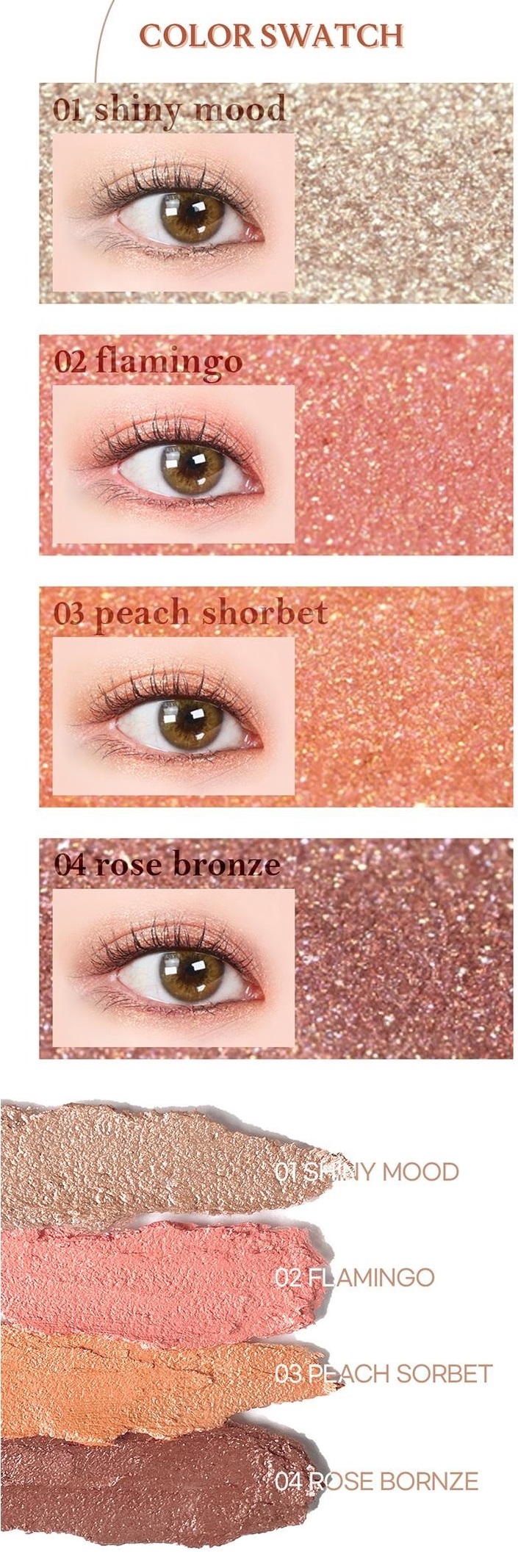 MARSHIQUE Touch Fit Cream Shadow