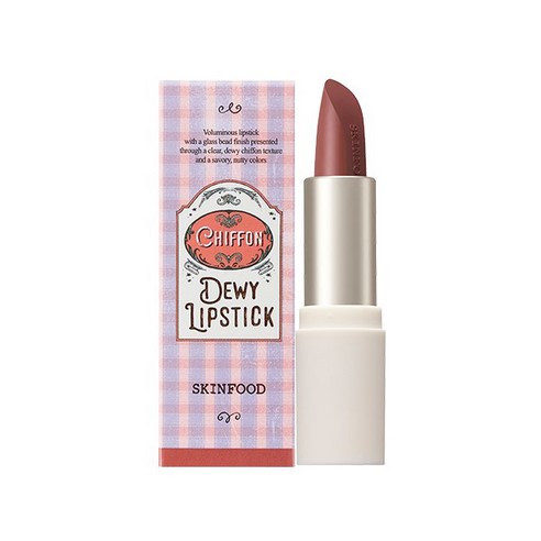 SKINFOOD Chiffon Dewy Lipstick Oat Beige no03 3.5g