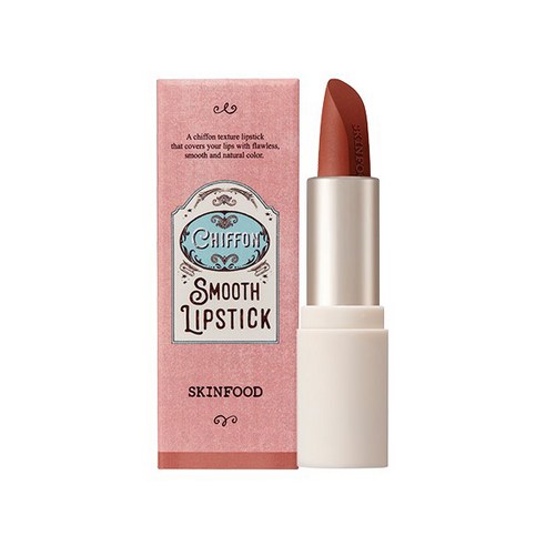 SKINFOOD Chiffon Smooth Lipstick Brick Cinnamon no03 3.5g