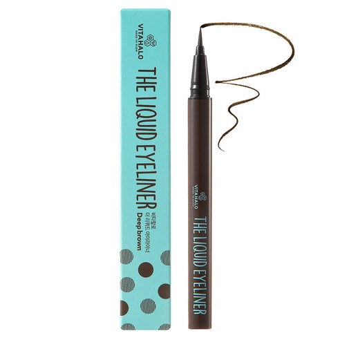 VITAHALO The Liquid Eyeliner Deep Brown 0.55g