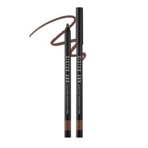 SISTER ANN Double Effect Waterproof Eyepencil Choco Brown no09 0.5g