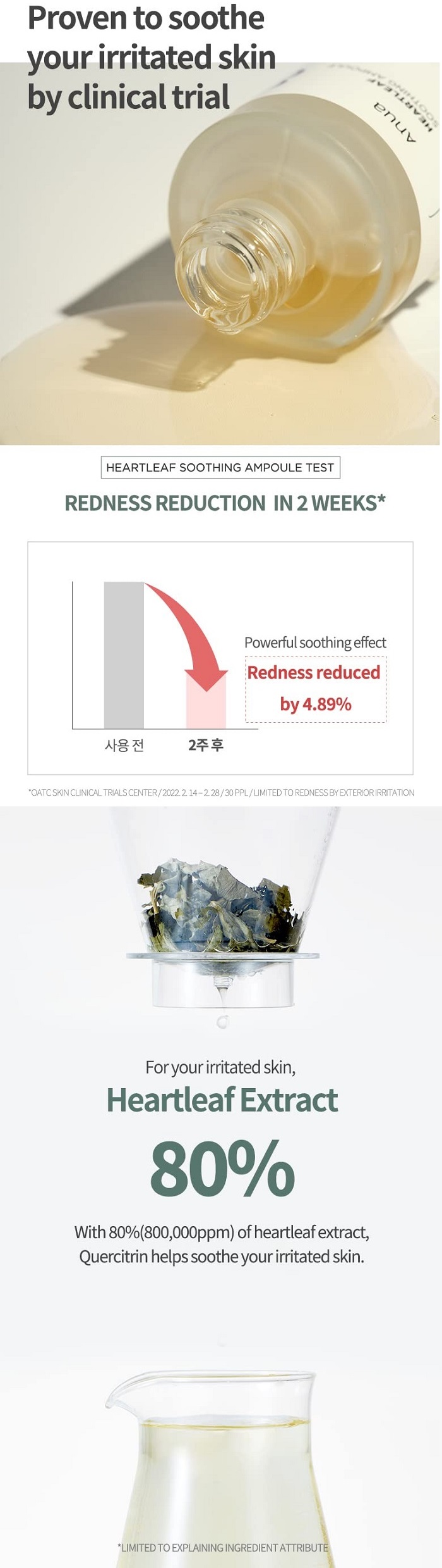 ANUA Eoseongcho 80% Soothing Ampoule
