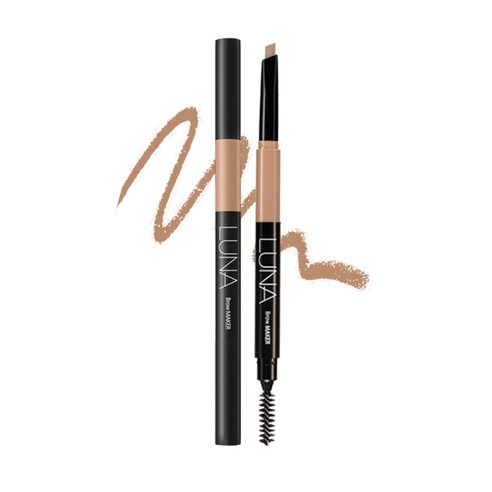 LUNA Eyebrow Maker Auto Pencil Camel Brown 01 0.7g