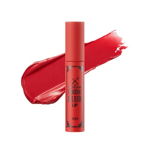 TOO COOL FOR SCHOOL Art Class Fixing Blur Lip Tint Frioid Red no05 4.5g