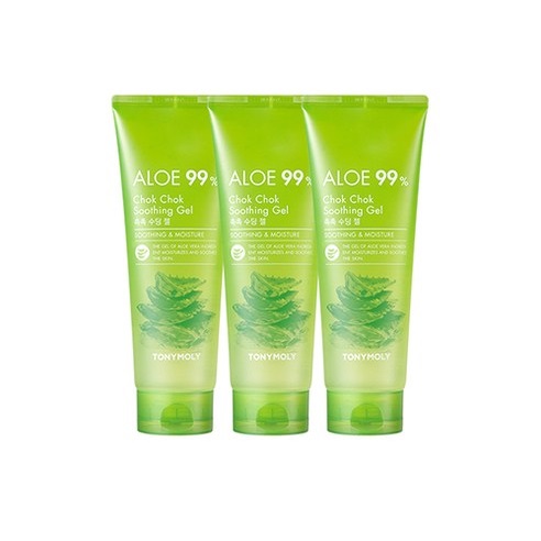 TONYMOLY Aloe 99% Chok Chok Soothing Gel 250ml x 3ea