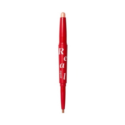 ESPOIR Real Eye Dual Stick Peach Beam 02 1.3g