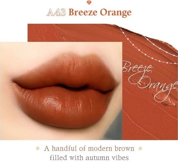BLACK ROUGE Air Fit Velvet Tint Season 8 Breeze Orange A43