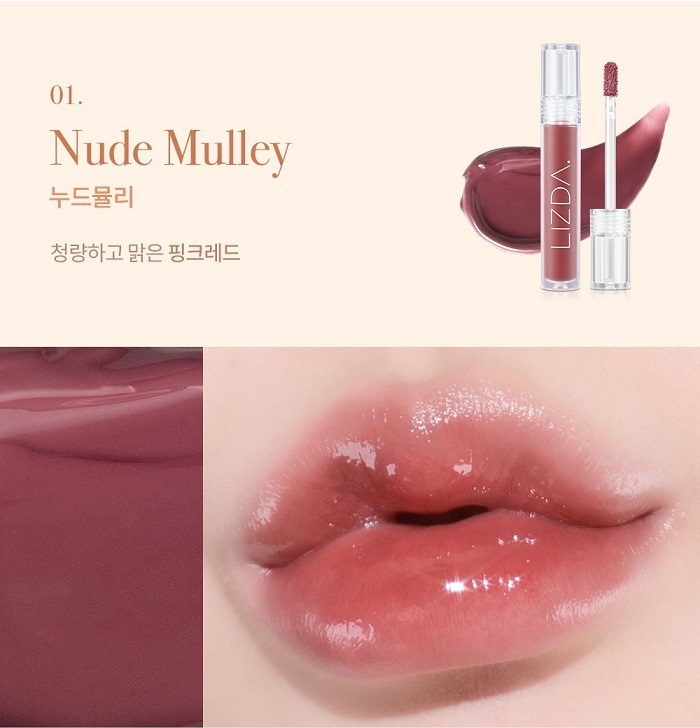 LIZDA Glow Fit Water Tint Nude Mulley 01