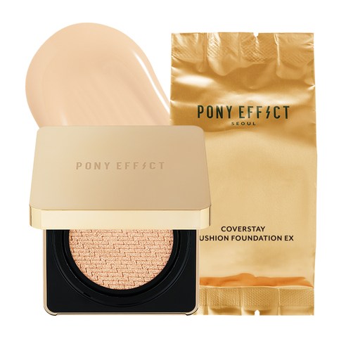 PONY EFFECT Coverstay Cushion Foundation EX Rosy Ivory