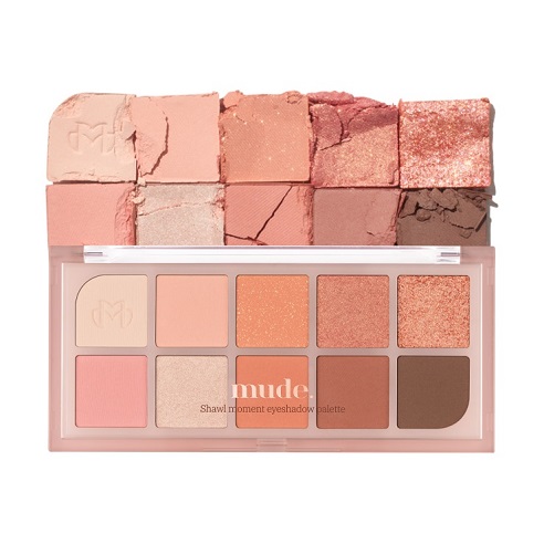 MUDE Shawl Moment Eyeshadow Palette Peach Memory 03 7g