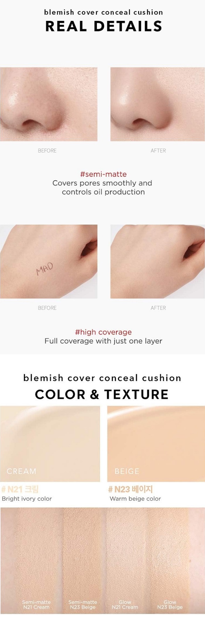 HANSKIN blemish Cover Conceal Cushion