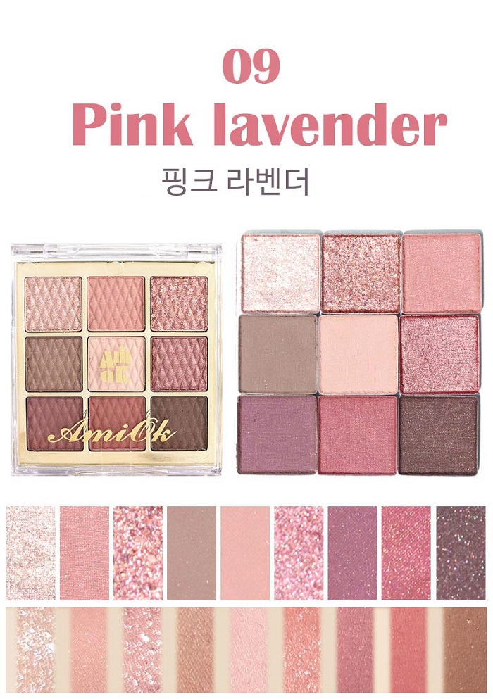 AMOK Soft Clay Beam Eye Shadow Pink Lavender 09