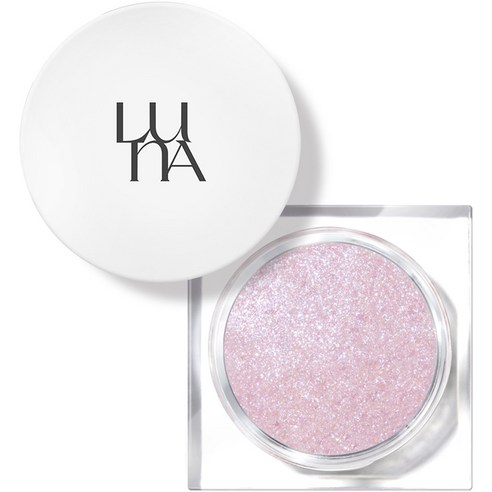 LUNA Glitter Lighting Up Formula Pot Pact Eyeshadow Fairy Purple 07 4.2g