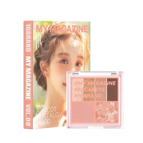 16BRAND My Magazine Apricot Nostalgia Mood 08 7.1g