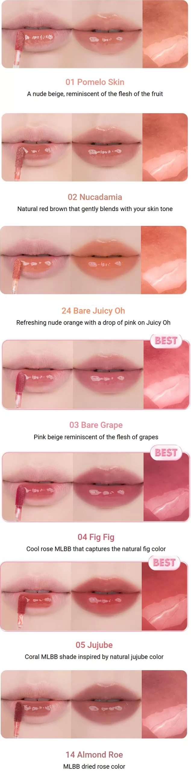 ROMAND The Juicy Lasting Tint 1
