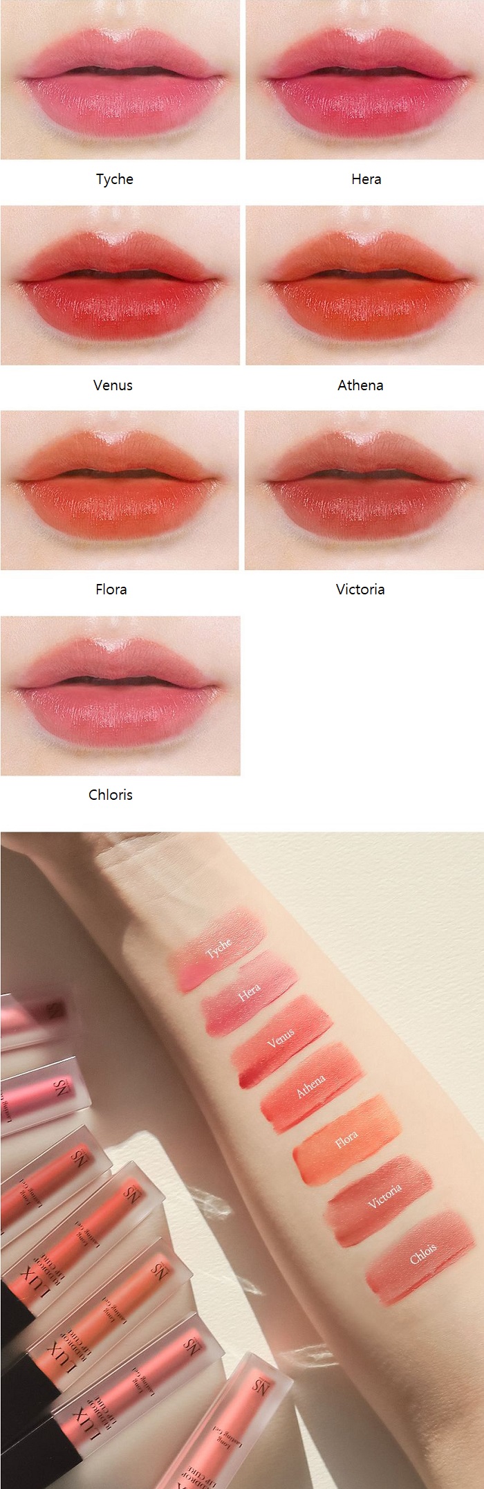 NATURAL SHINE Lux Reddrop Lip Cure Long Lasting Gel