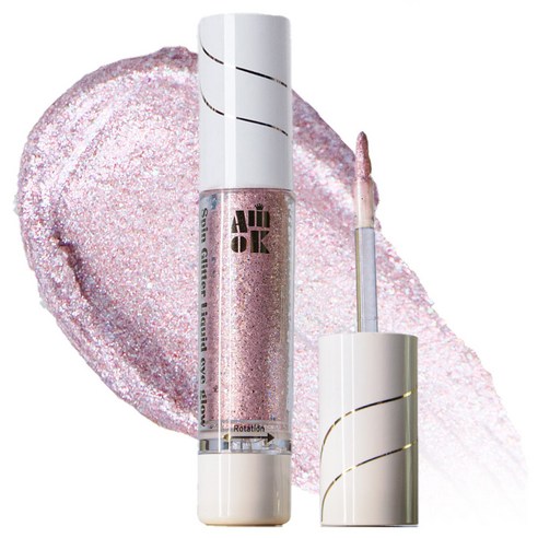 AMIOK Spin Glitter Liquid Eye Glow Lavender Sugar EG501 5g