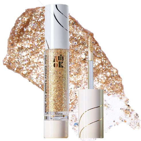 AMIOK Spin Glitter Liquid Eye Glow Mega Gold EG300 5g